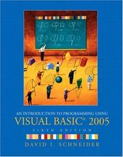 An introduction to programming using Visual Basic 2005