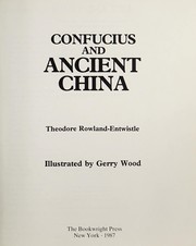 Cover of: Confucius and ancient China