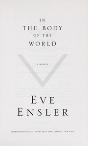 In the body of the world by Eve Ensler