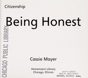 Cover of: Being honest