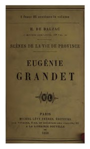 Cover of: Eugénie Grandet