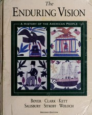 Cover of: The Enduring Vision: A History of the American People