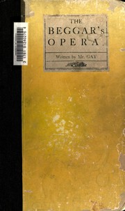 Cover of: Beggar's opera