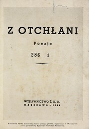 Cover of: Poezje ghetta: z podziemia żydowskiego w Polsce