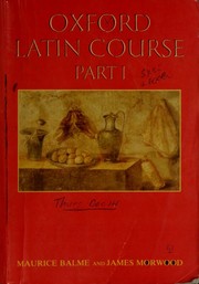 Cover of: Oxford Latin Course by Maurice George Balme