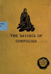 Cover of: The sayings of Confucius by Confucius