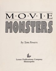 Cover of: Movie monsters