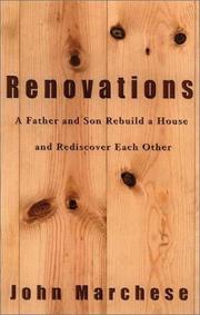 Cover of: Renovations: A Father and Son Rebuild a House and Rediscover Each Other