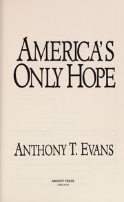 Cover of: America's only hope