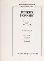 Cover of: Rogers Hornsby