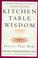 Cover of: Kitchen Table Wisdom