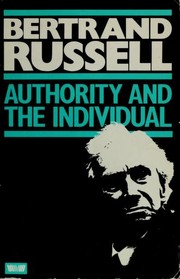 Cover of: Authority and the Individual