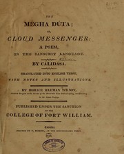 Cover of: The Mégha dúta by Kālidāsa