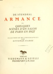 Cover of: Armance