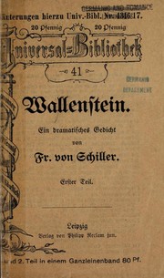 Cover of: Wallenstein. by Friedrich Schiller