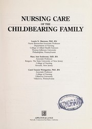 Cover of: Nursing care of the childbearing family