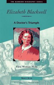 Cover of: Elizabeth Blackwell: a doctor's triumph