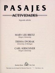 Cover of: Pasajes: Actividades