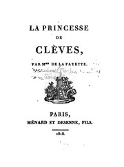 Cover of: La princesse de Clèves