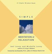 Cover of: Simple meditation & relaxation