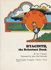 Cover of: Hyacinth, the reluctant duck.