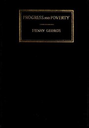 Progress and poverty by Henry George
