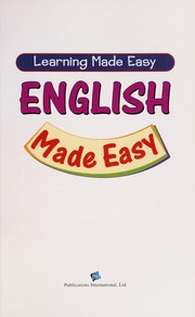 Cover of: English Made Easy