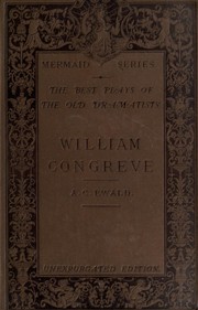 Cover of: William Congreve. by William Congreve