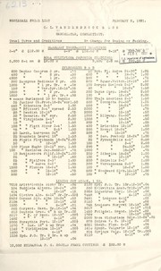 Cover of: Wholesale price list: February 2, 1931