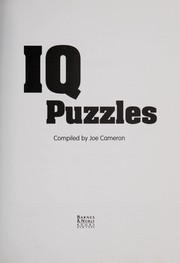 Cover of: Iq Puzzles