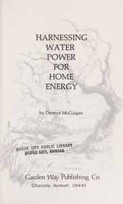 Harnessing Water Power for Home Energy by Dermot McGuigan