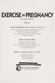 Cover of: Exercise in Pregnancy by Raul Artal Mittelmark, Robert A. Wiswell, Barbara L. Drinkwater