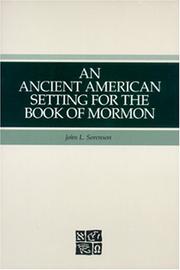 Cover of: An ancient American setting for the Book of Mormon