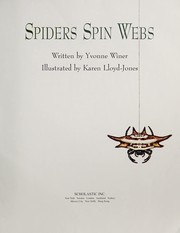 Cover of: Spiders spin webs