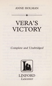 Cover of: Vera's victory