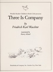 Cover of: Three is company