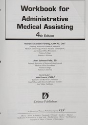 Cover of: Workbook for administrative medical assisting
