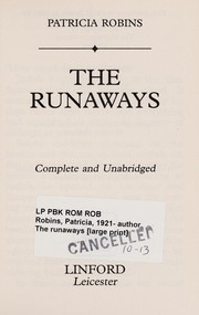 The Runaways by Patricia Robins