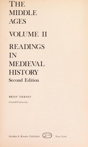 Cover of: The Middle Ages. by Tierney, Brian.