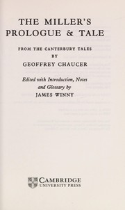 Cover of: The miller's prologue & tale from the Canterbury tales