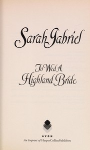 Cover of: To wed a highland bride