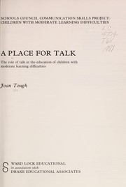 A place for talk by Joan Tough