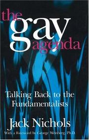 Cover of: The gay agenda by Jack Nichols