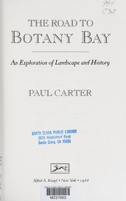 The road to Botany Bay by Paul Carter