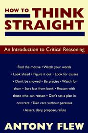 Cover of: How to think straight by Antony Flew