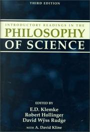 Cover of: Introductory readings in the philosophy of science
