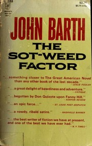 Cover of: The sot-weed factor.