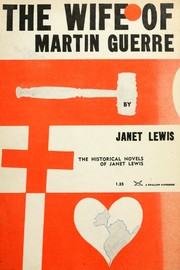 Cover of: The wife of Martin Guerre by Lewis, Janet