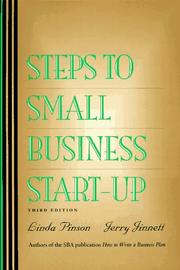 Steps to small business start-up by Linda Pinson