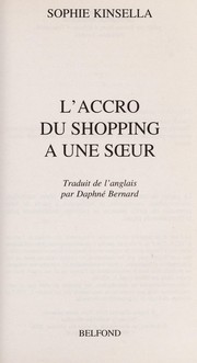 Cover of: L'accro du shopping a une s¿ur